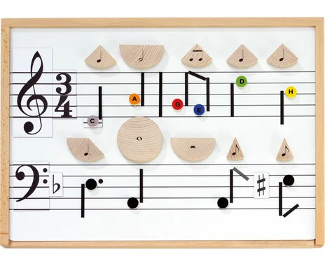 The magnetic music board