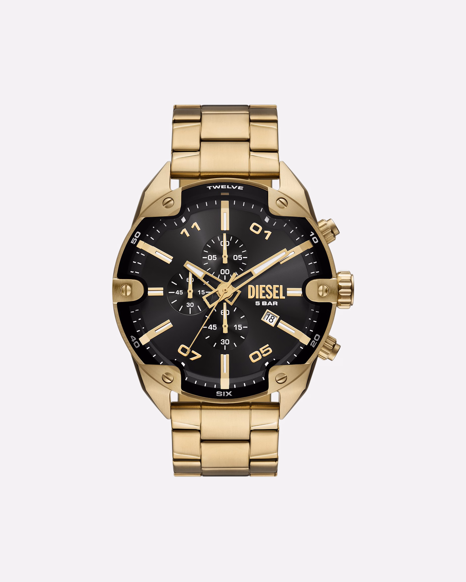 Diesel watch chronograph stainless steel