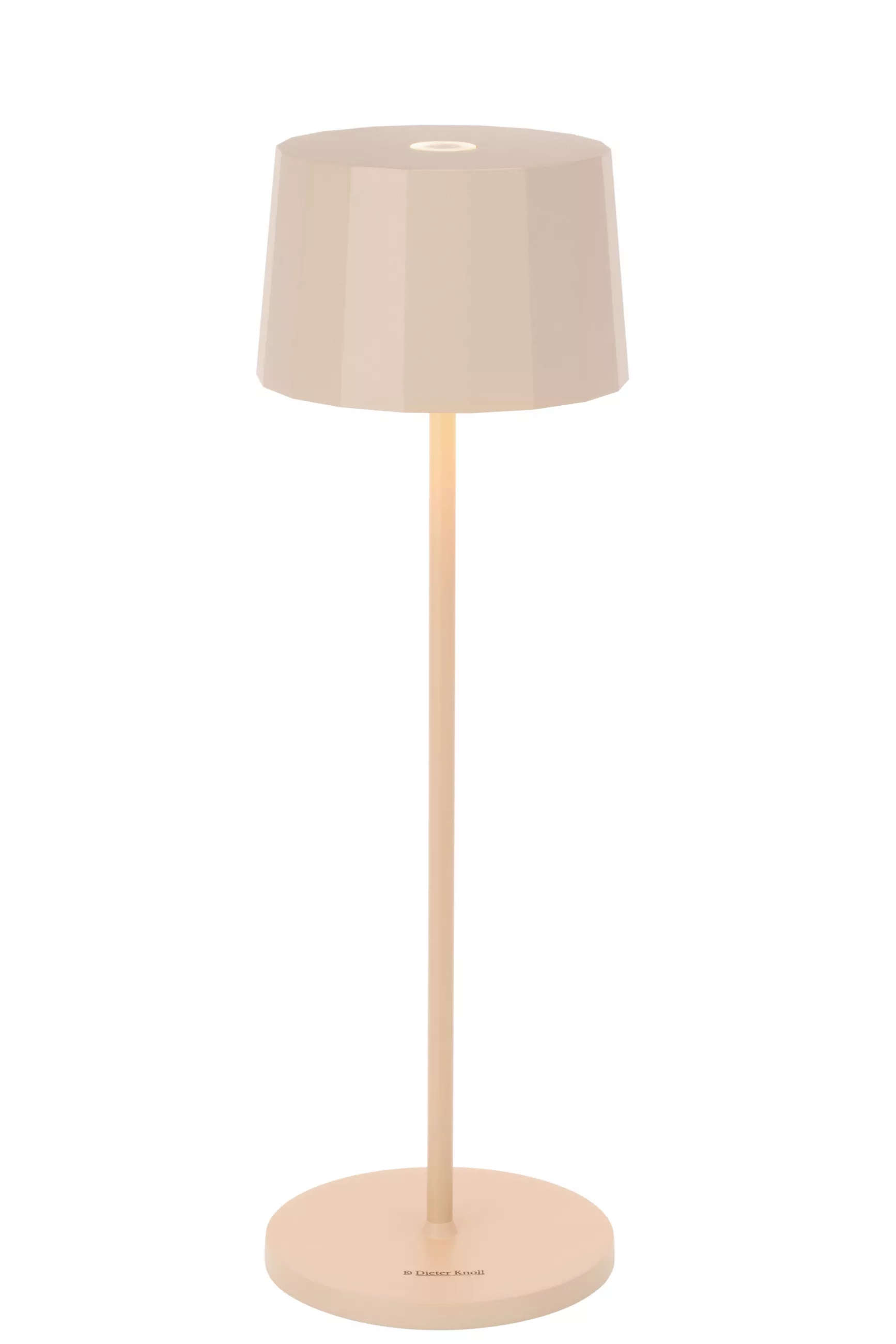 Dieter Knoll Battery-powered table lamp Pleat 11/35 cm