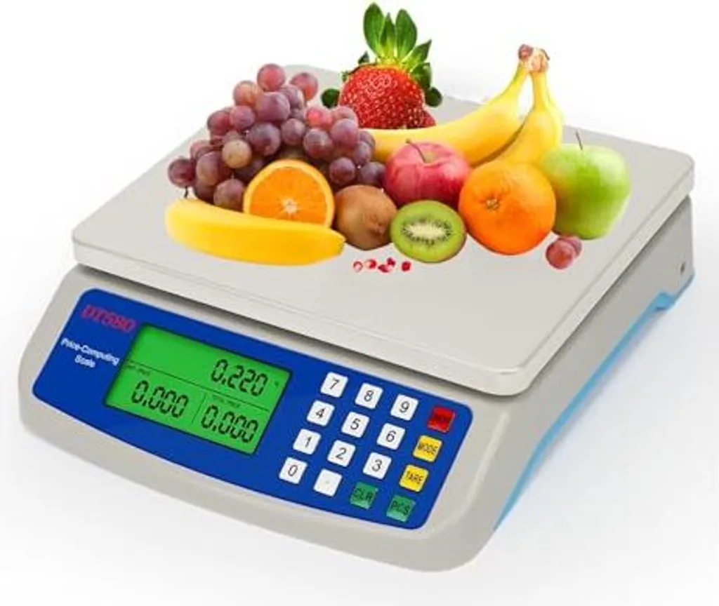 Kamanan Digital scales 30 kg large kitchen fruits 3 units conversion LCD display tare function counting