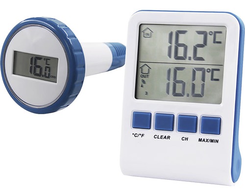 Planet Pool Digital thermometer plastic white