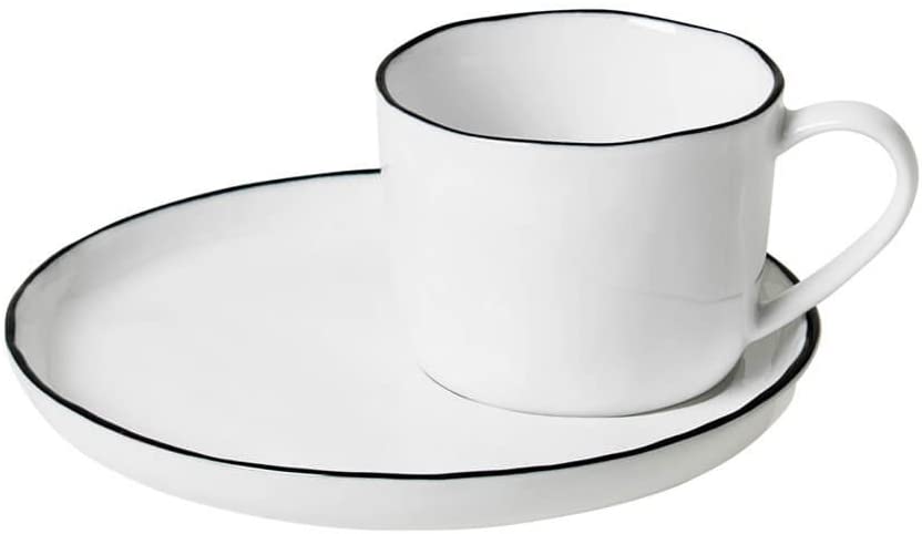 broste Copenhagen Salt Espresso Cup with Saucer