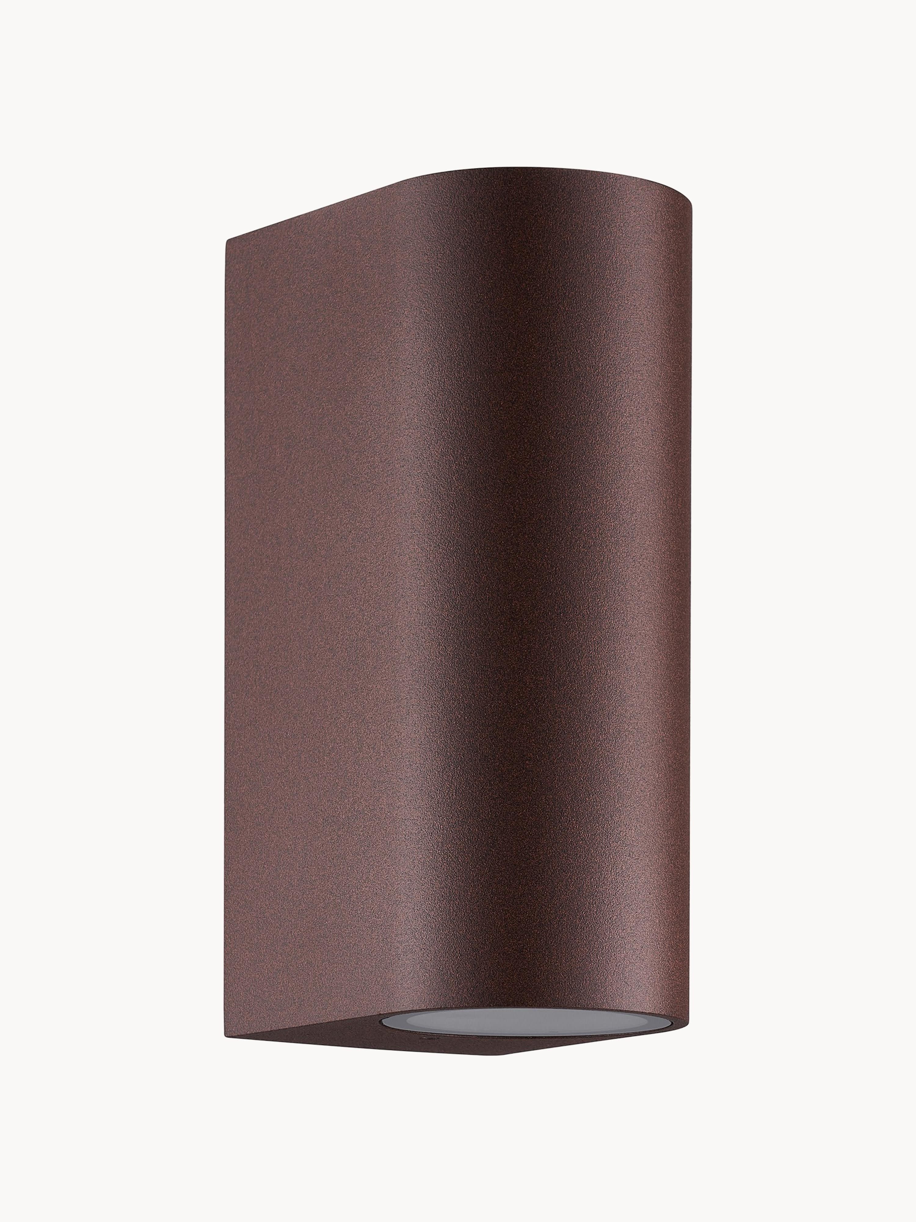 Westwing Collection Dimmable outdoor wall light Dion, Dark brown