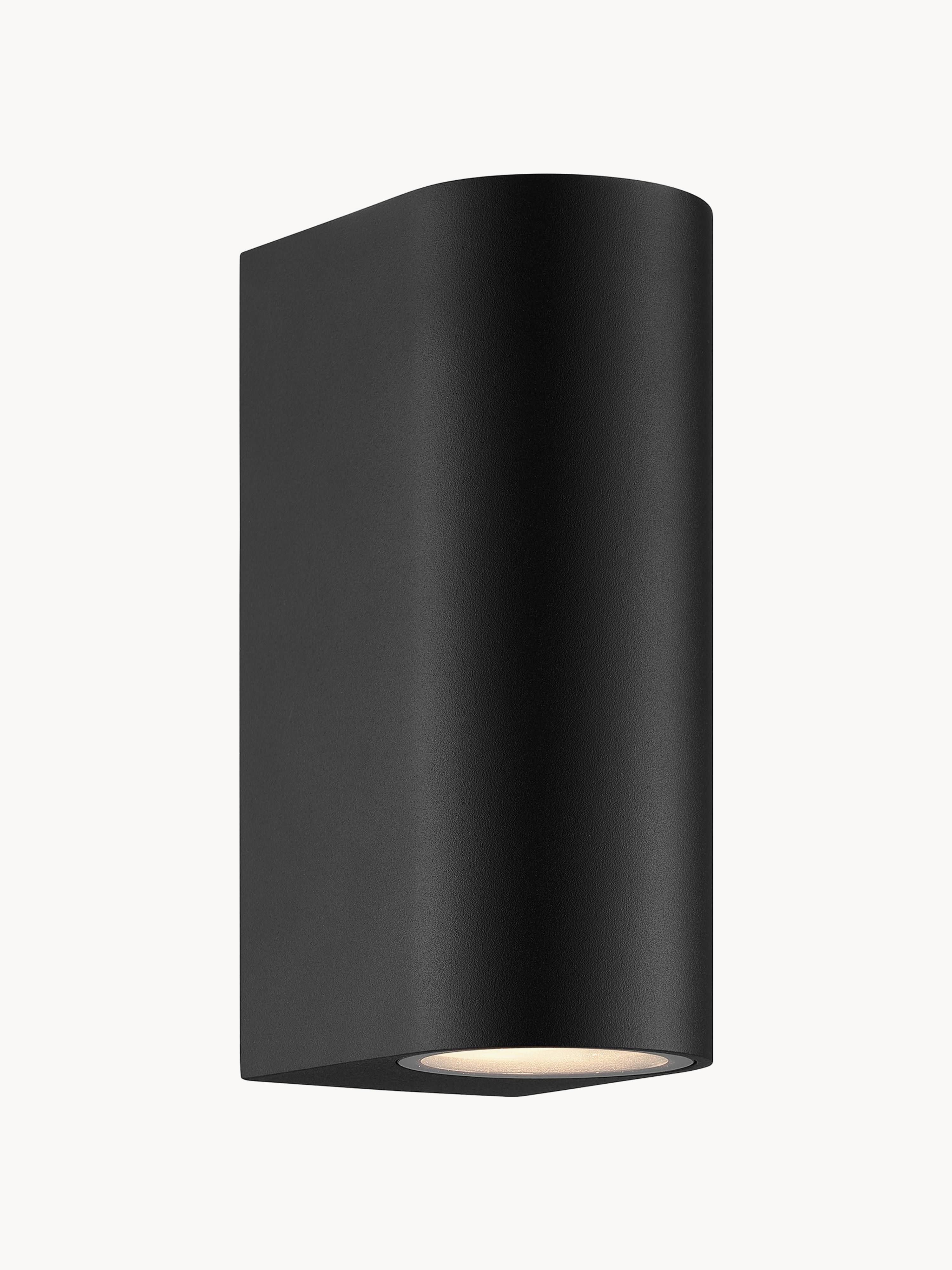 Westwing Collection Dimmable outdoor wall light Dion, Black