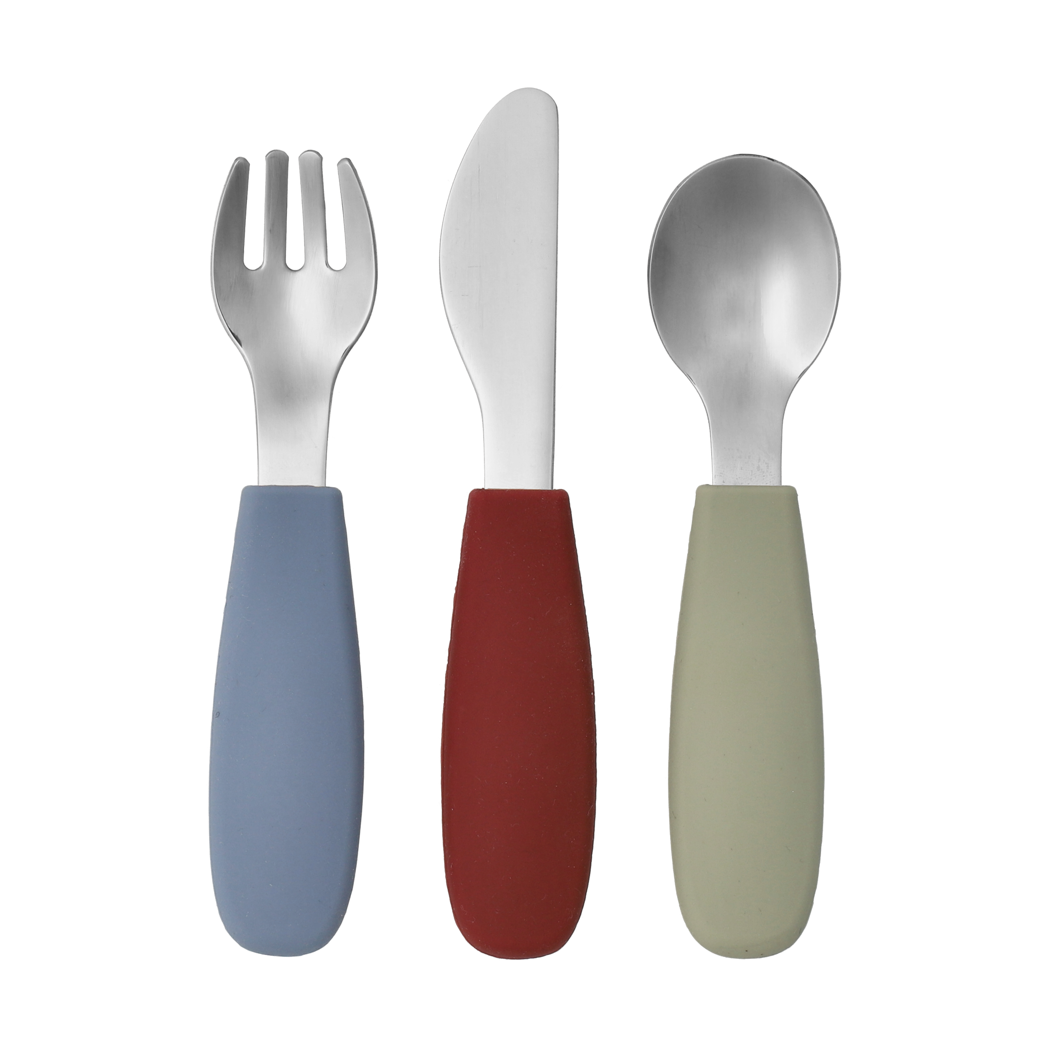 scandi-living Your silicone cutlery set, 3 pieces