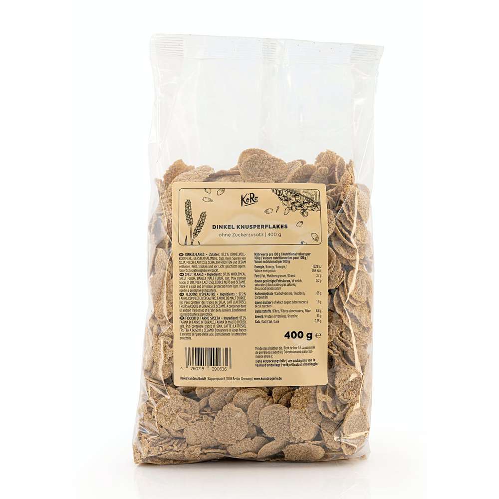 KoRo Spelled crispy flakes without added sugar