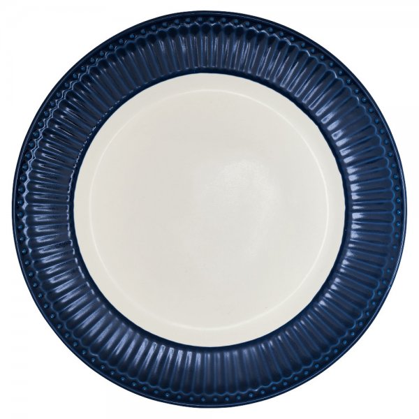 Dinner plate Alice Dark Blue (26.5cm) from Greengate