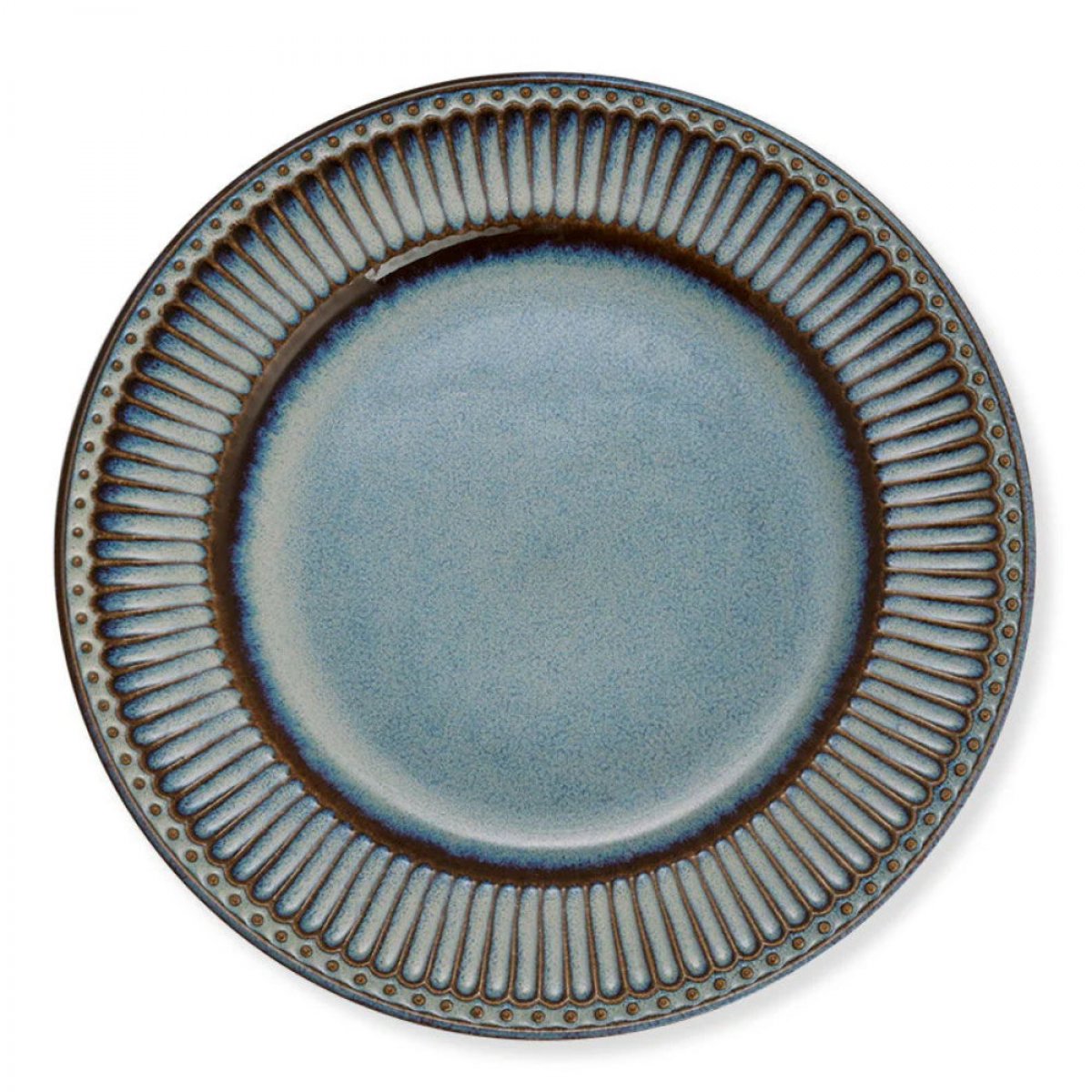 Dinner plate Alice Oyster Blue 26.5cm from Greengate