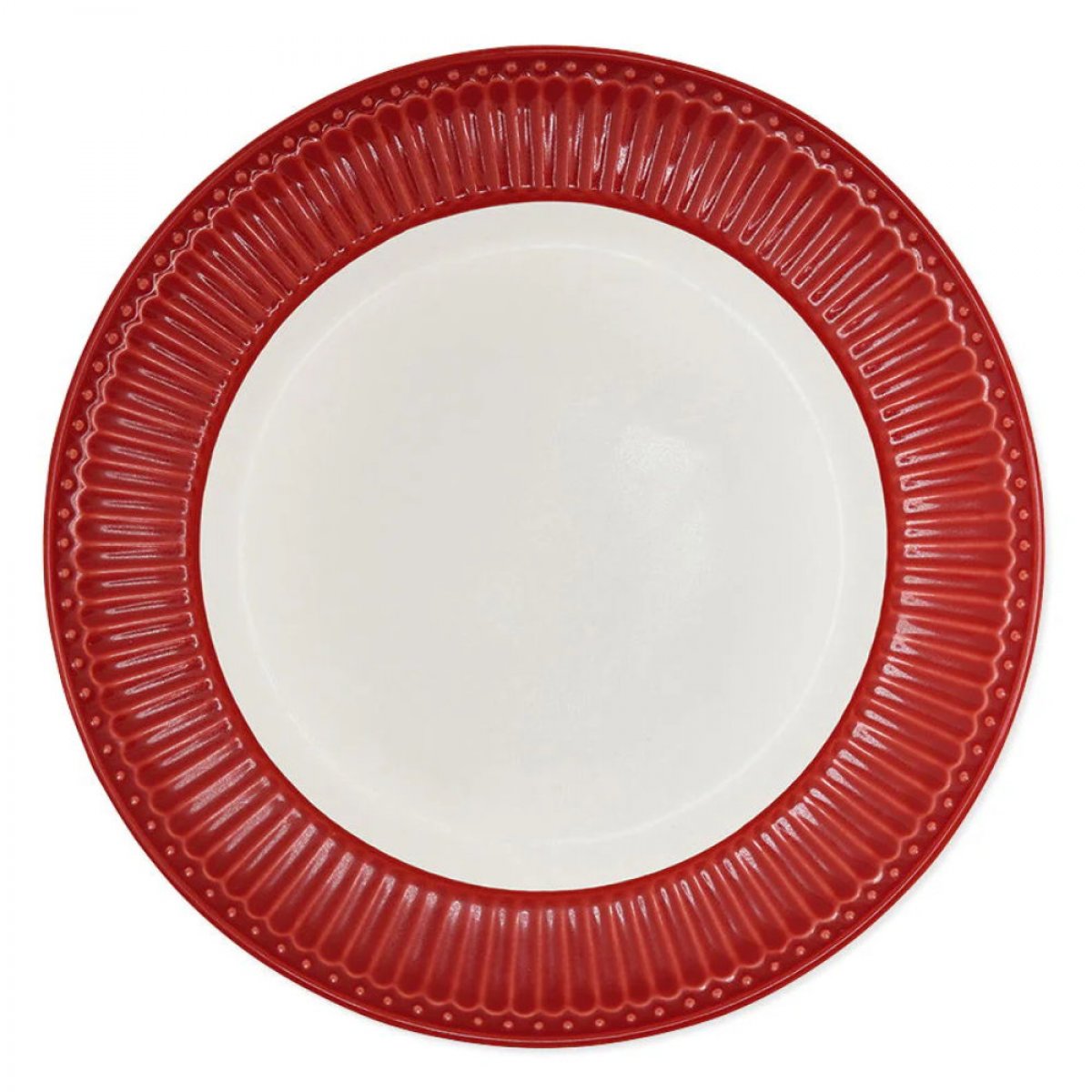 Dinner plate Alice Red 26.5cm from Greengate