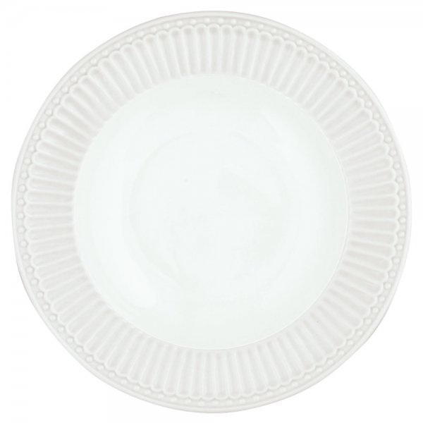 Dinner plate Alice White (26.5cm) from Greengate