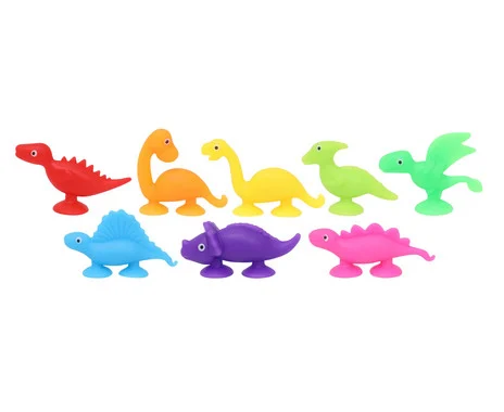 SUNNYSUE Dinosaurs with suction cups, 16 pieces 85g