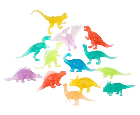 SUNNYSUE Dinosaurs “Glow in the Dark”, 50 pieces 210g