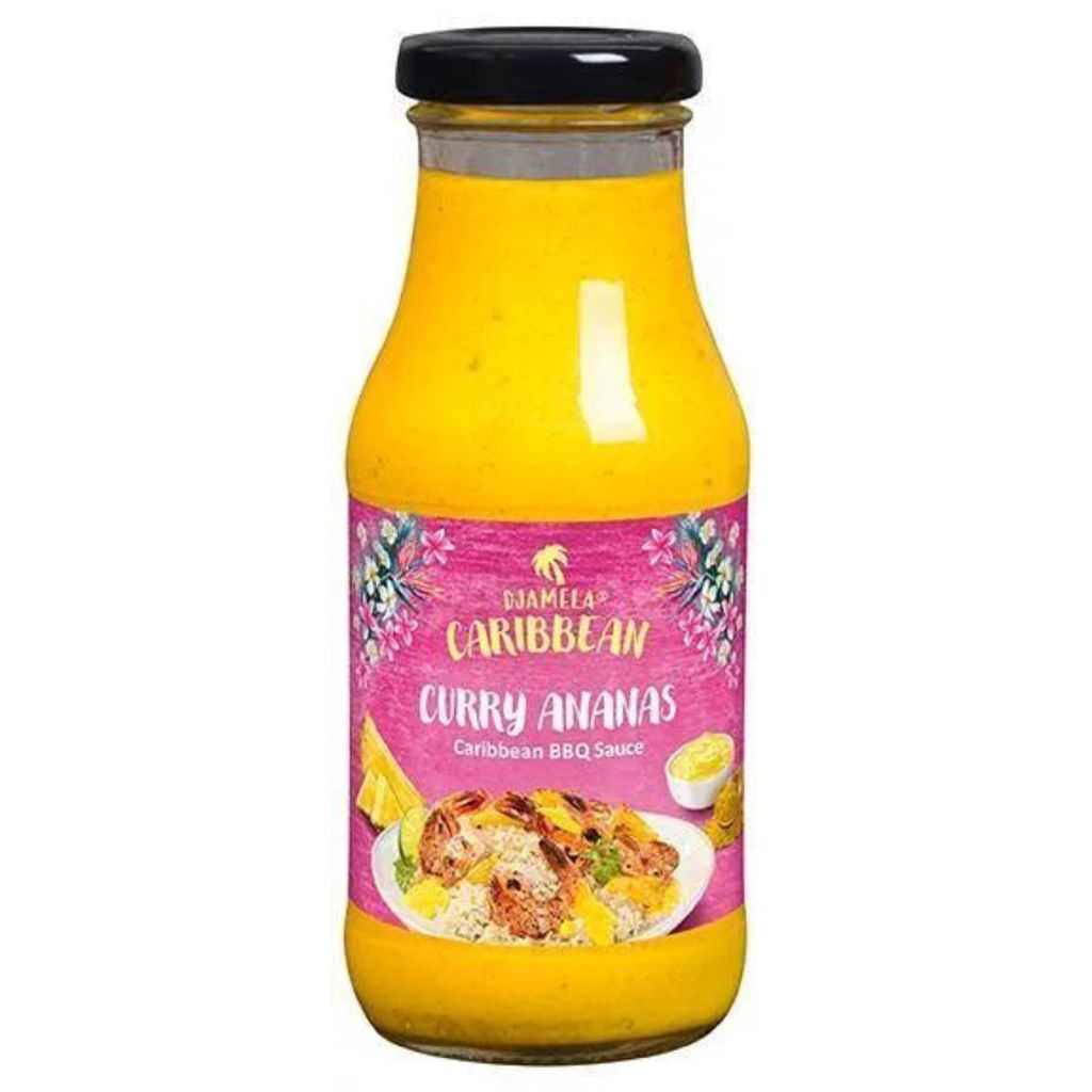 Rila Djamela Curry Pineapple BBQ Sauce, 240ml