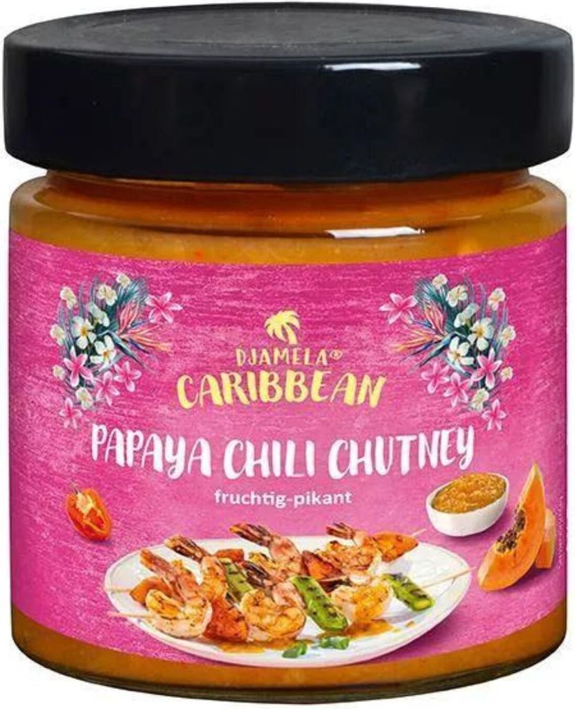 Rila Djamela Papaya Chili Chutney, 180g