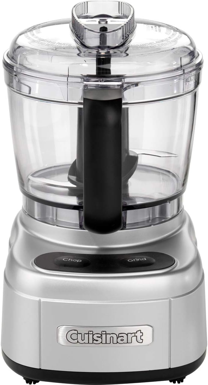 Cuisinart ECH4U Mini Prep Pro Mini Chopper and Food Processor, 900 ml Capacity, Silver