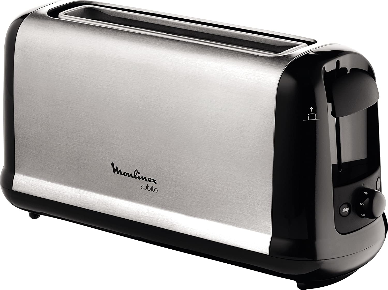 Moulinex LS260800 Grille Pain Subito Noir Inox