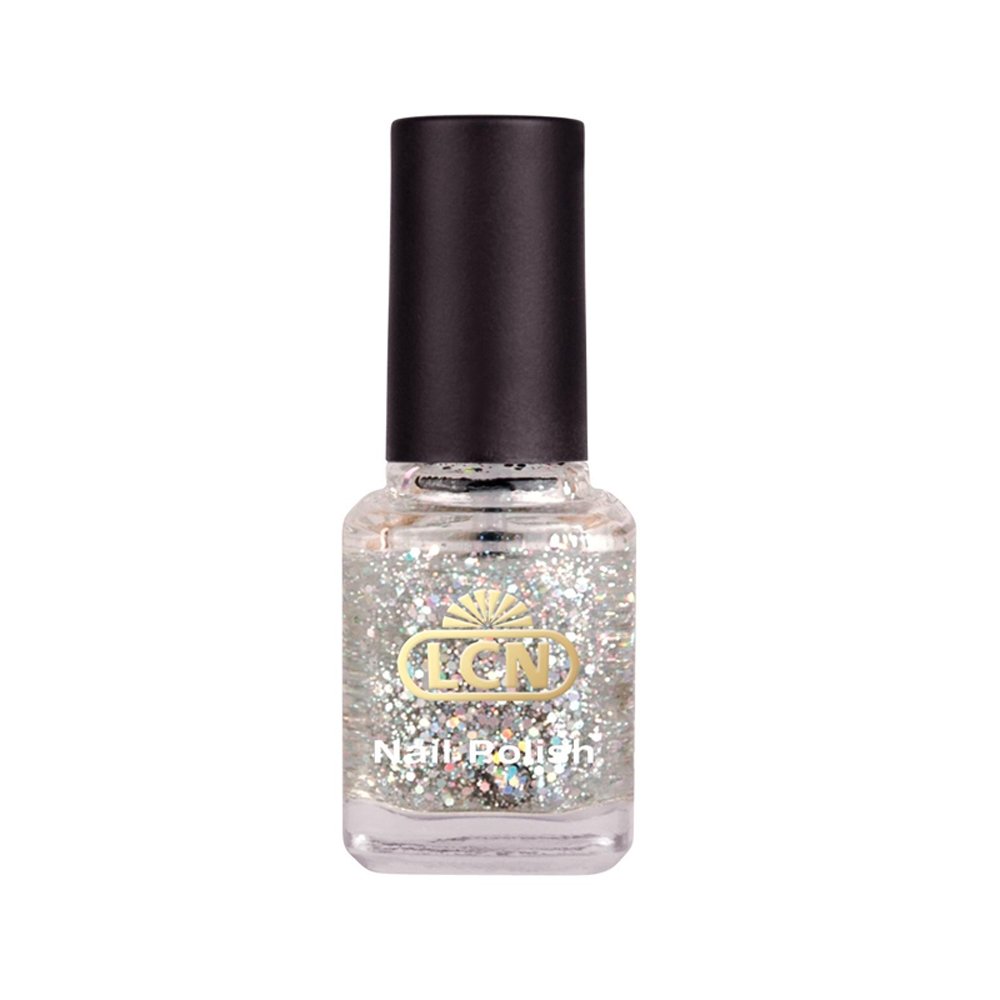 LCN Nail 8 ml Polish Disc Fever G10 Hologram Glitter Finalizar, ‎glossy