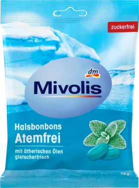 Mivolis Bandbon, breath -free, sugar -free, 75 g