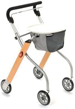Trust Care Indoor Rollator Let\'s Go Wood Silver by TRUST CARE