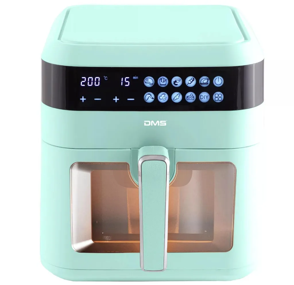 DMS XXXL 7 Liter Hot Air Fryer, fat-free and oil-free, blue HFG-7B