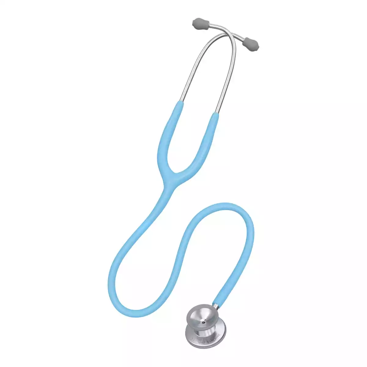 DocCheck Tools Lausch Mini Stethoscope, Light Blue