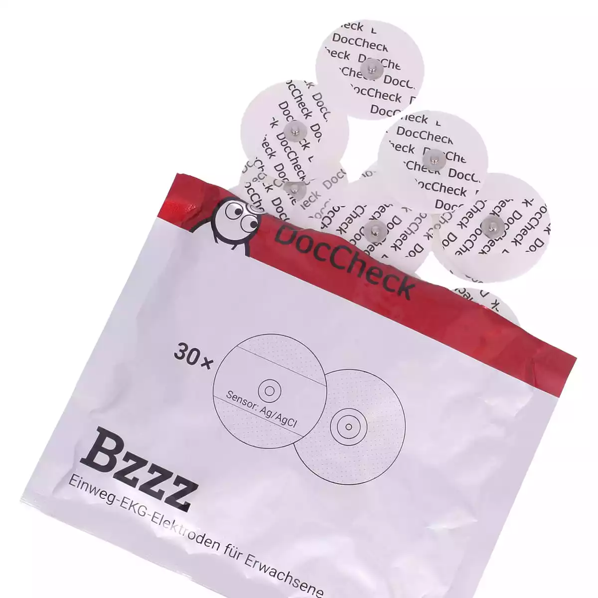 DocCheck Tools Single-use electrodes “Bzzz”, 30 pieces