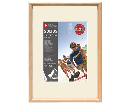 The Wall Document frame, plastic, beech finish, 21x29.7 cm (DIN A4)
