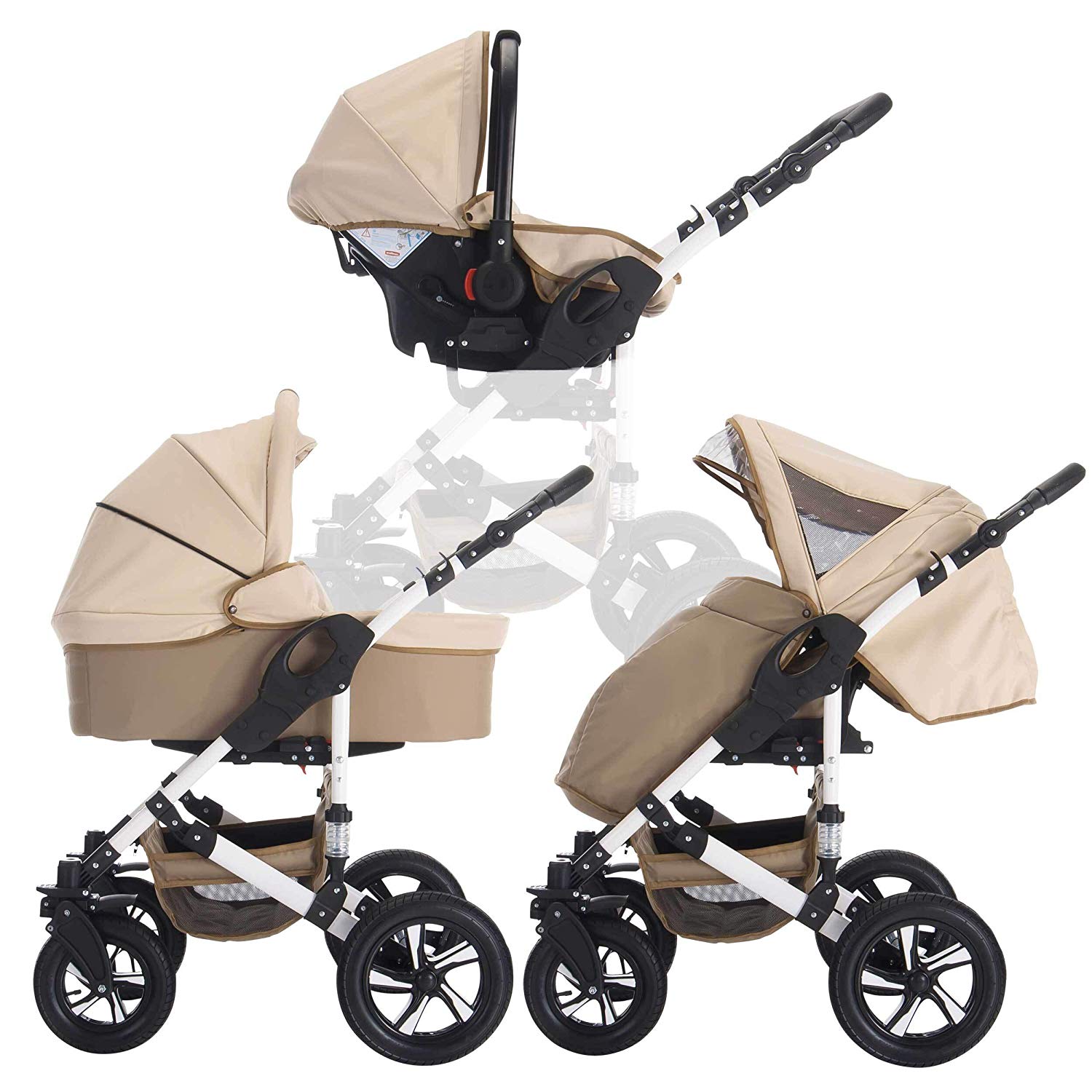 Bebebi Florida 3 In 1 Combi Pushchair