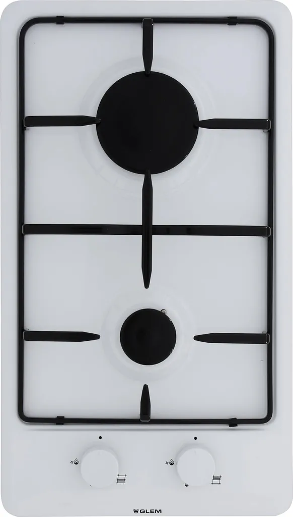 Glem Gas Domino 2 gas burner 30cm white Glem GT32WH