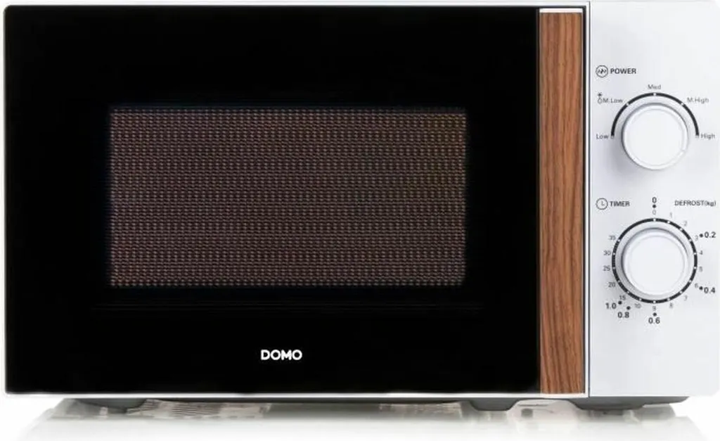 DOMO DO2720 Microwave White, Wood 700 W Timer Function (DO2720)