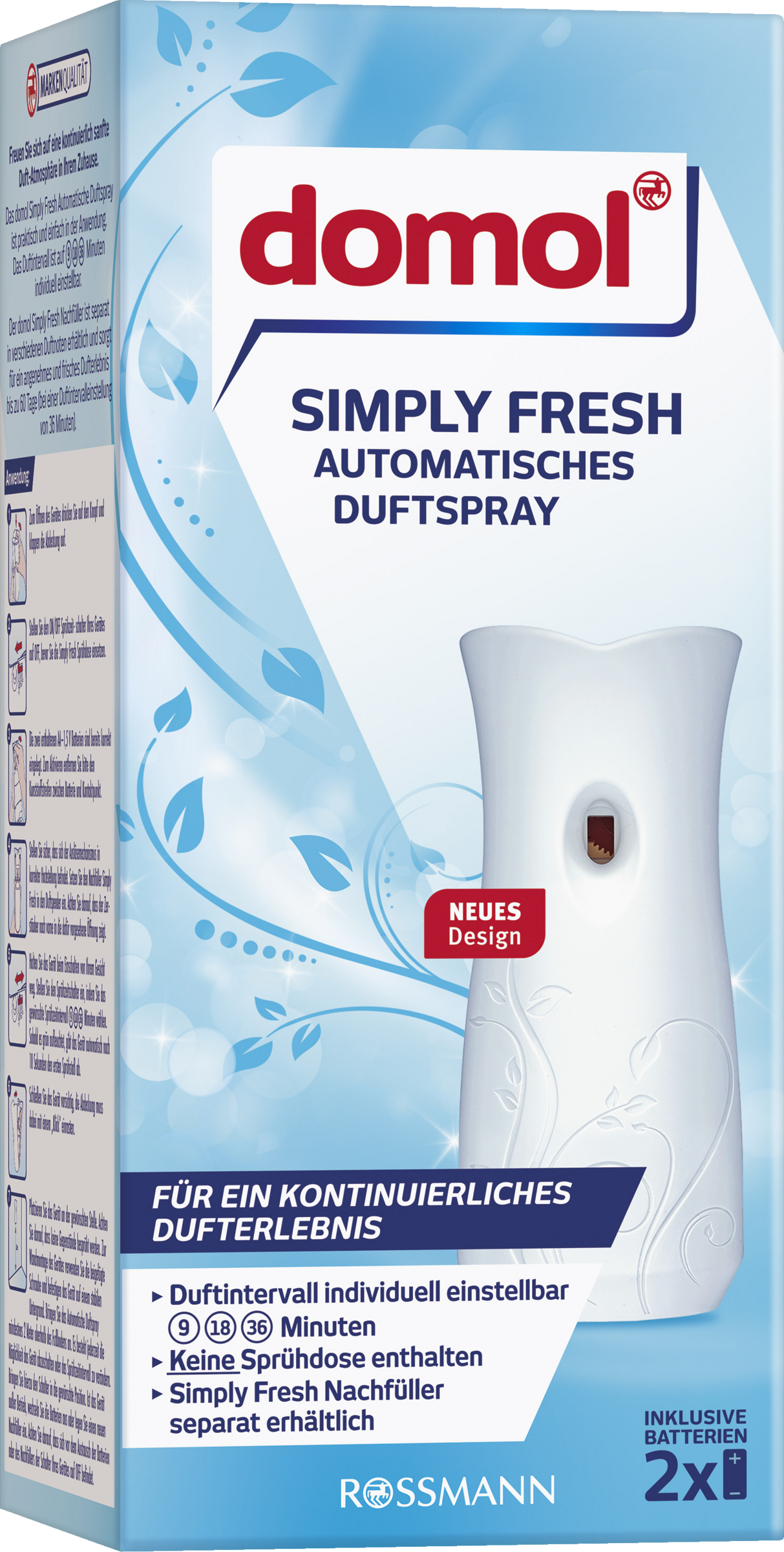 domol automatic air freshener spray Simply Fresh