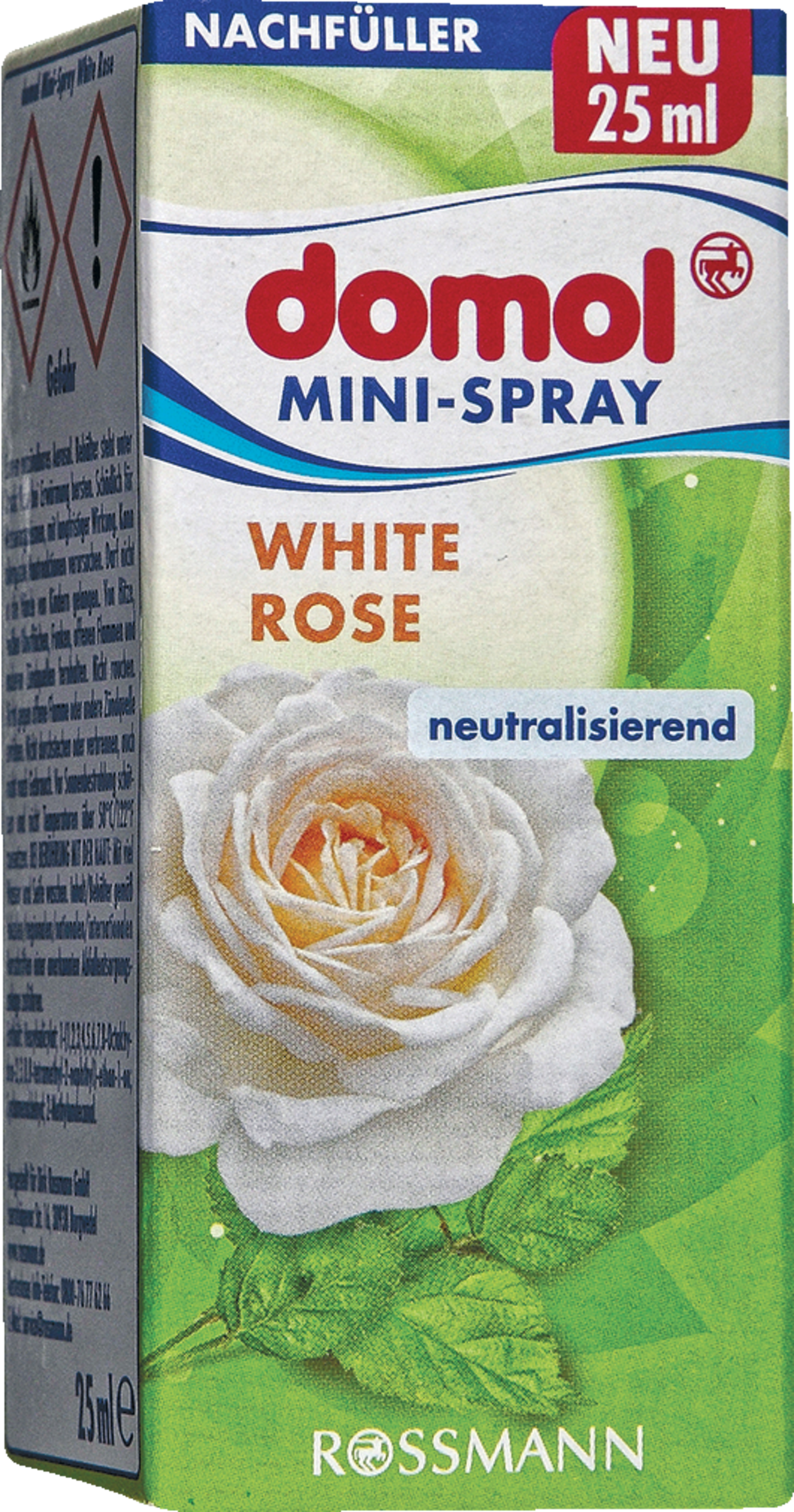 domol Mini Spray Refill White Rose 25 ml