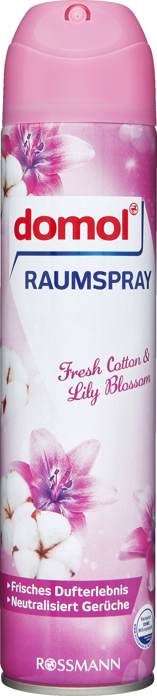 domol room spray Fresh Cotton & Lily Blossom 300 ml