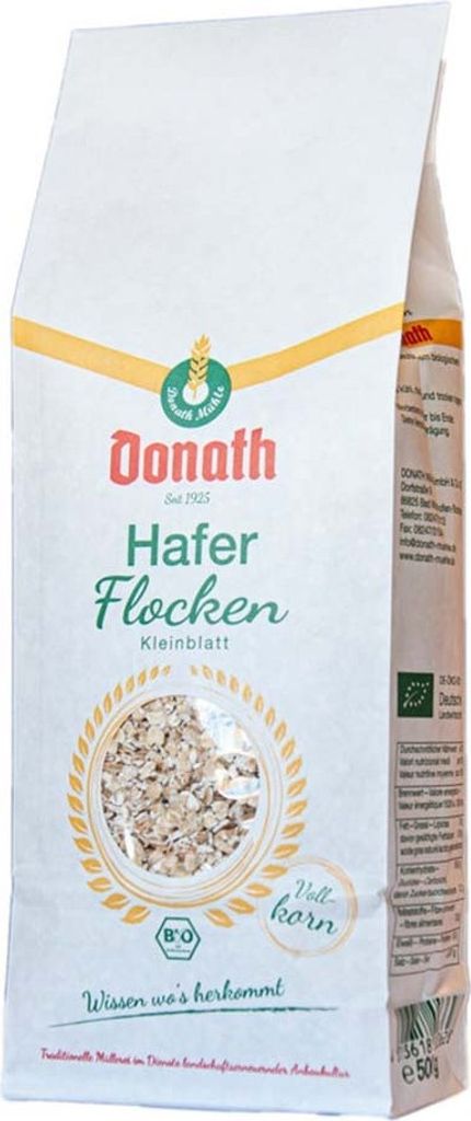 Donath Mühle Demeter Oat Flakes small leaf with germ -- 500g