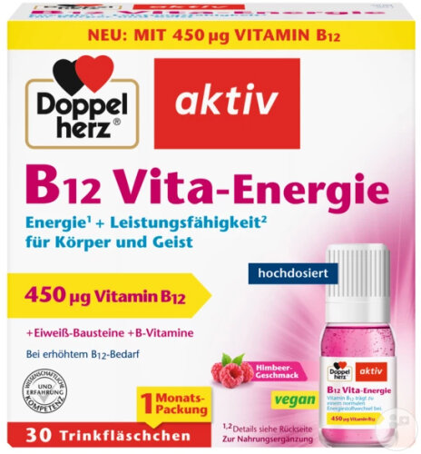 Doppelherz Active B12 Vita-Energy 30 drinking ampoules