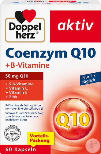 Doppelherz Active Coenzyme Q10 + B Vitamins Capsules 60 pieces