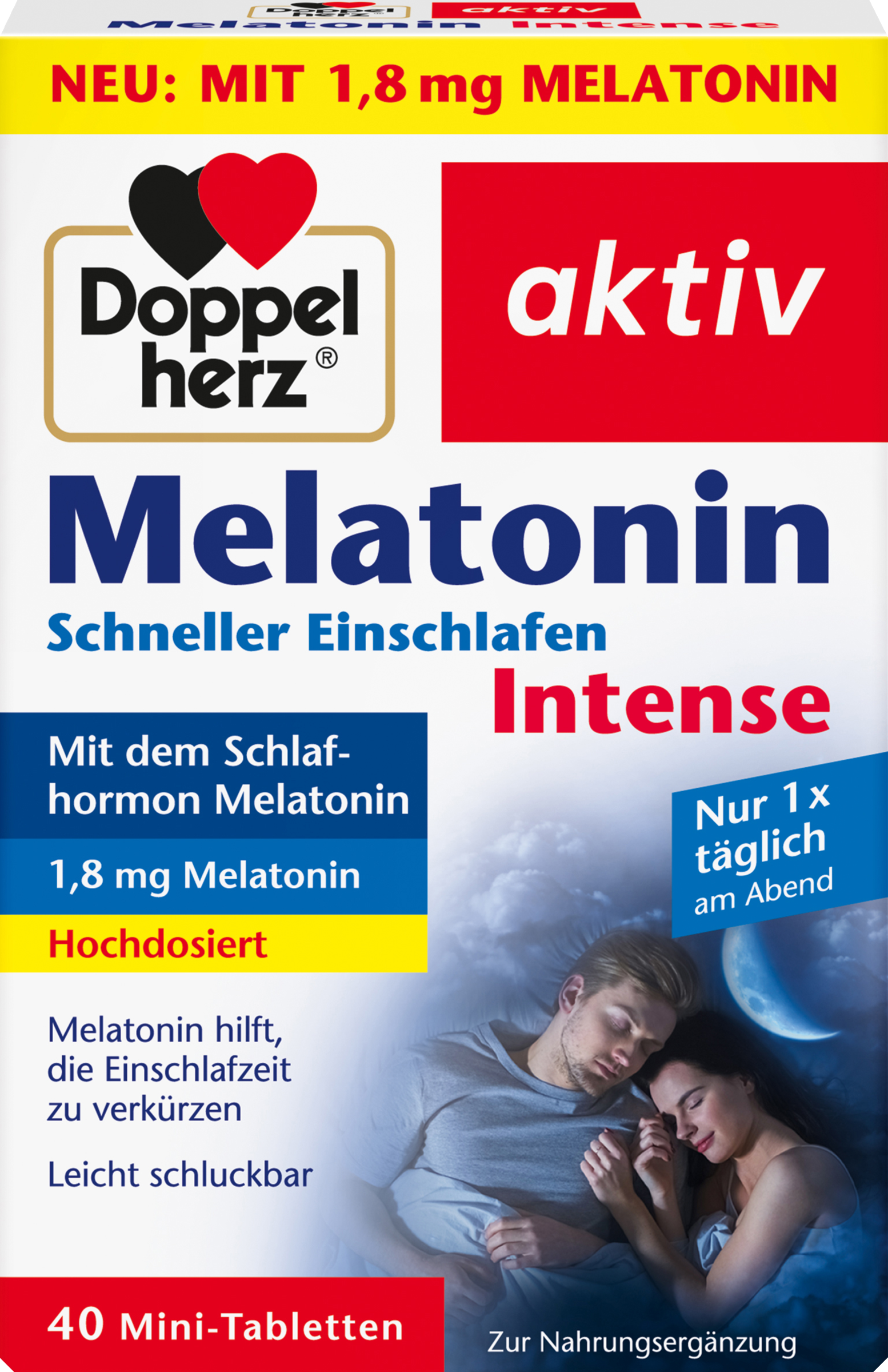 Doppelherz aktiv Melatonin Intense Mini-Tablets