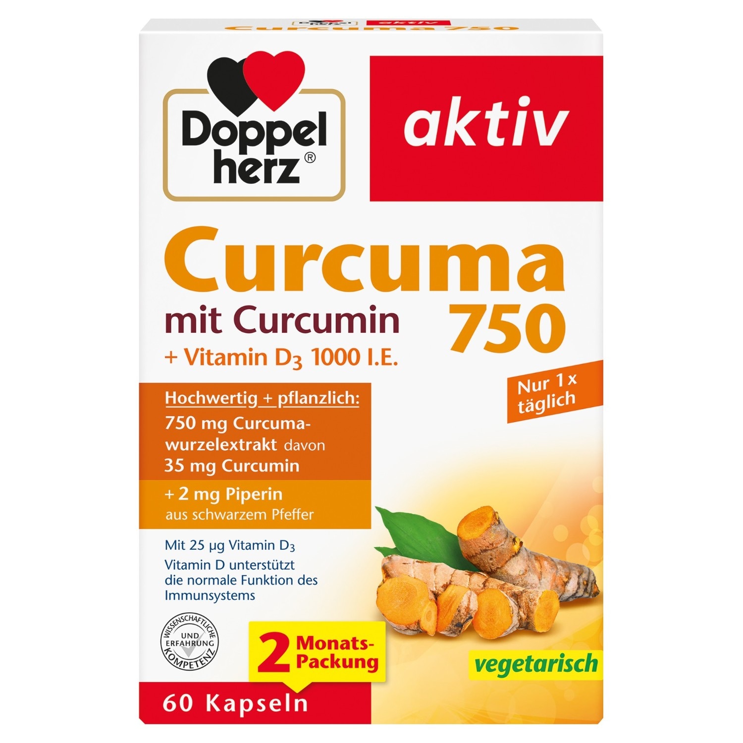 Doppelherz Curcuma 750 60 Kps.
