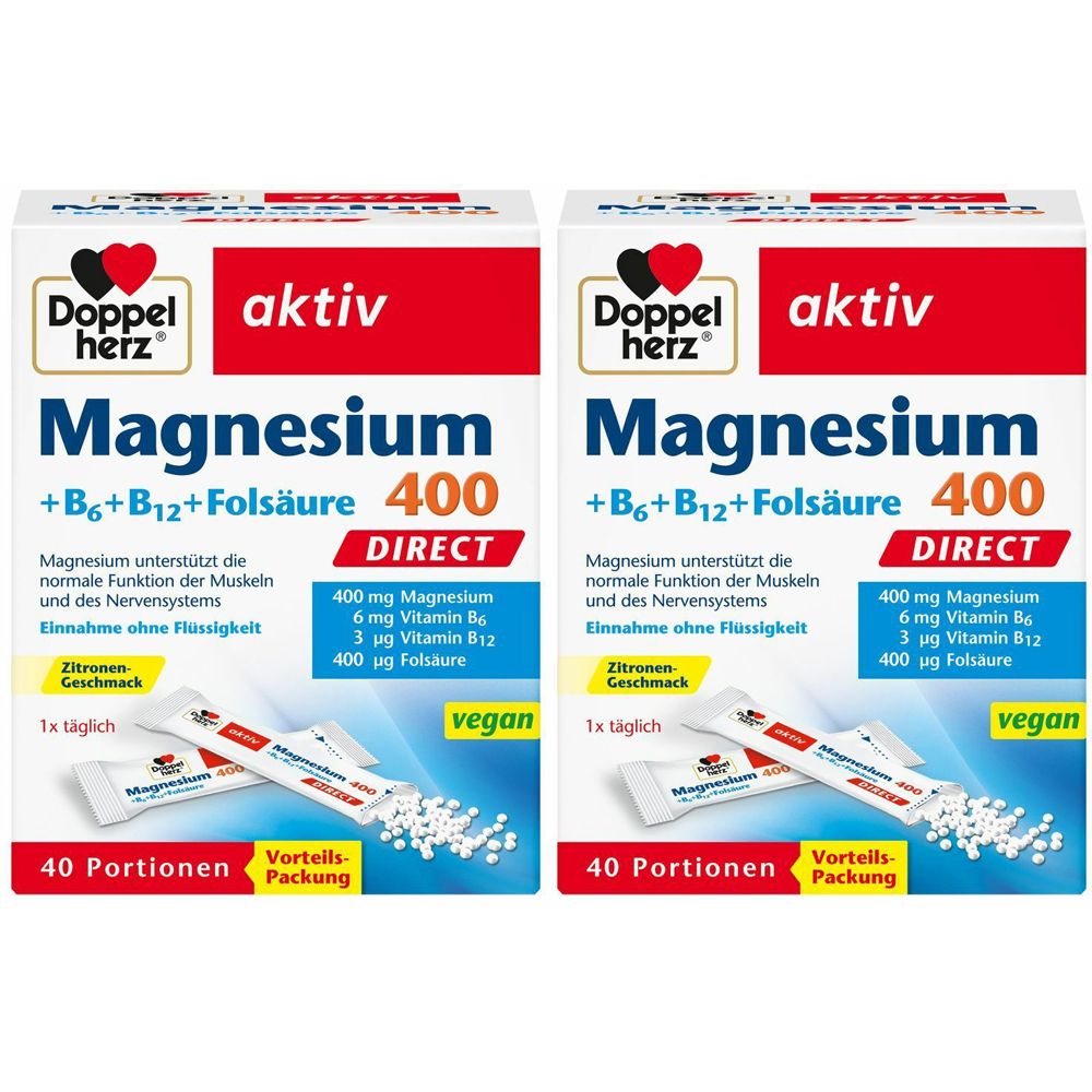 Doppelherz Magnesium 400 DIRECT 2x40 St