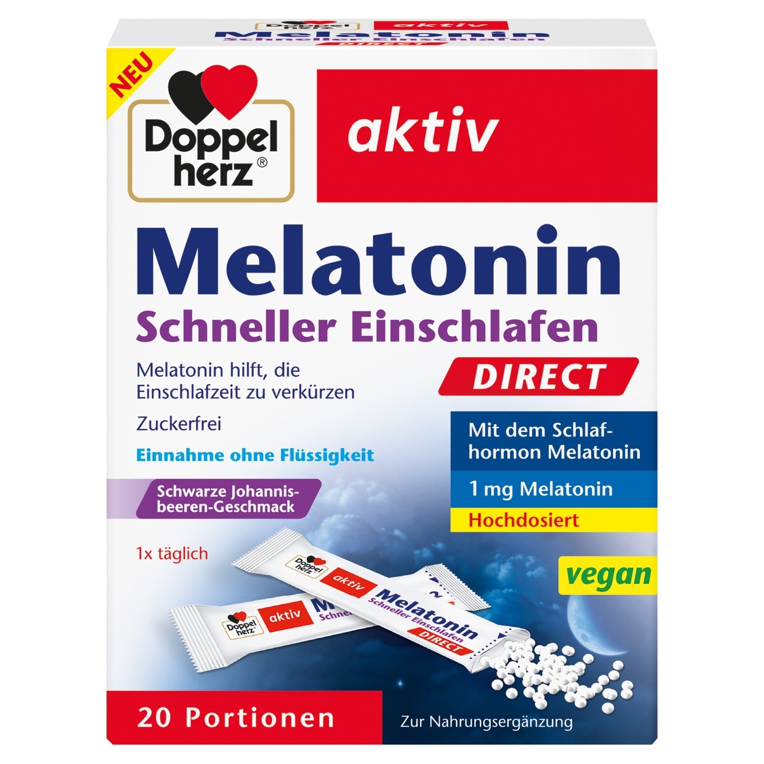 Doppelherz Melatonin Direct Port. 20