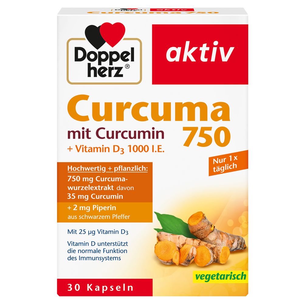Doppelherz® active Curcuma 750 30 St