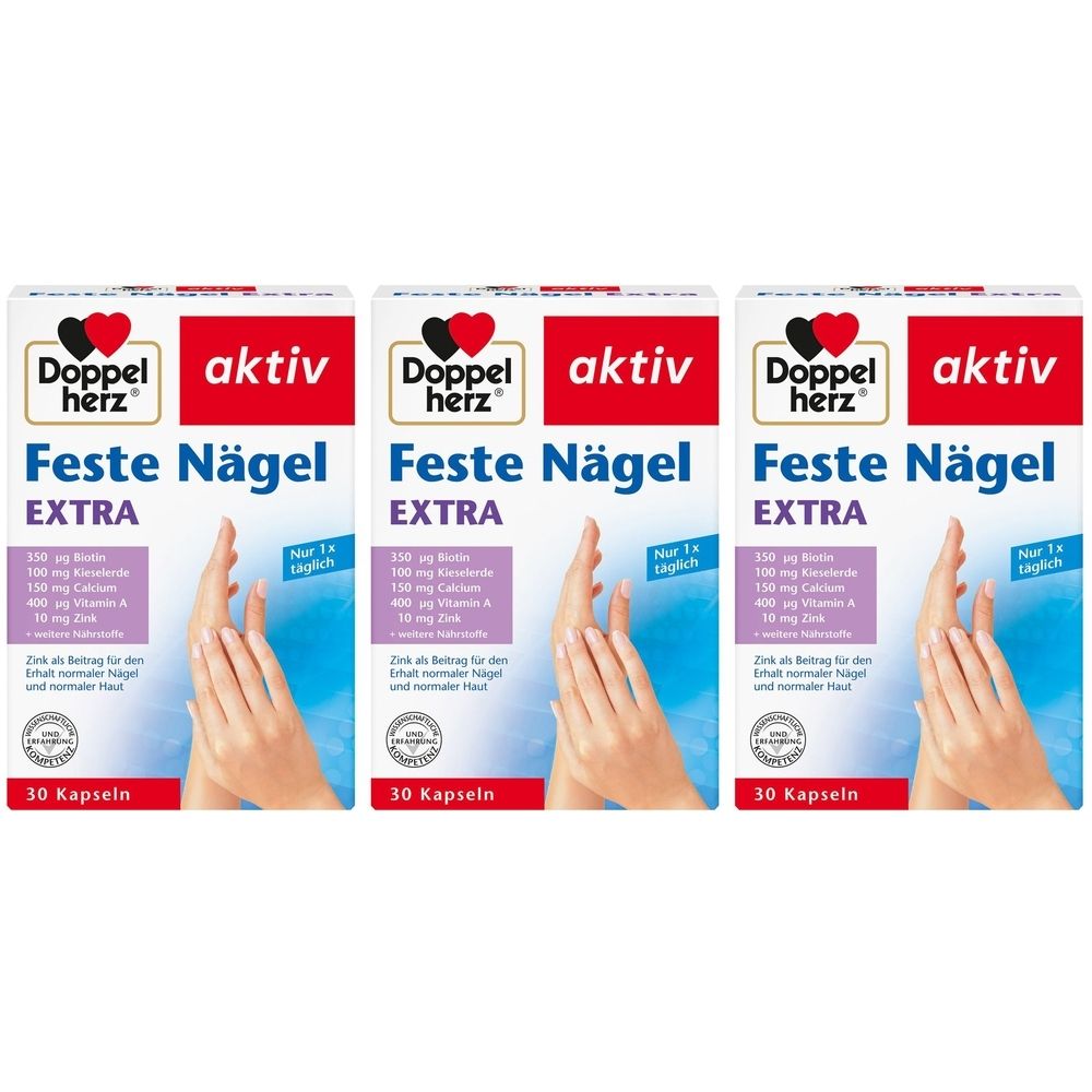 Doppelherz® active Strong Nails EXTRA, 90 capsules