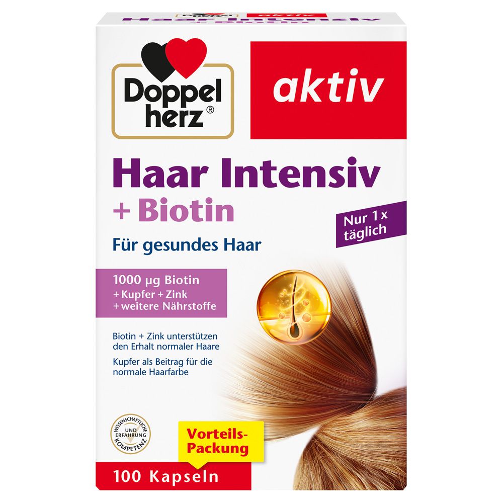 Doppelherz® active hair intensive + biotin 100 St