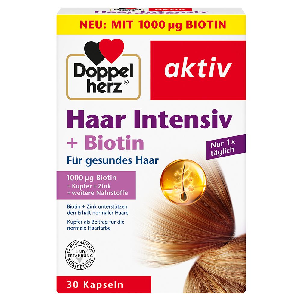 Doppelherz® active hair intensive + biotin 30 St