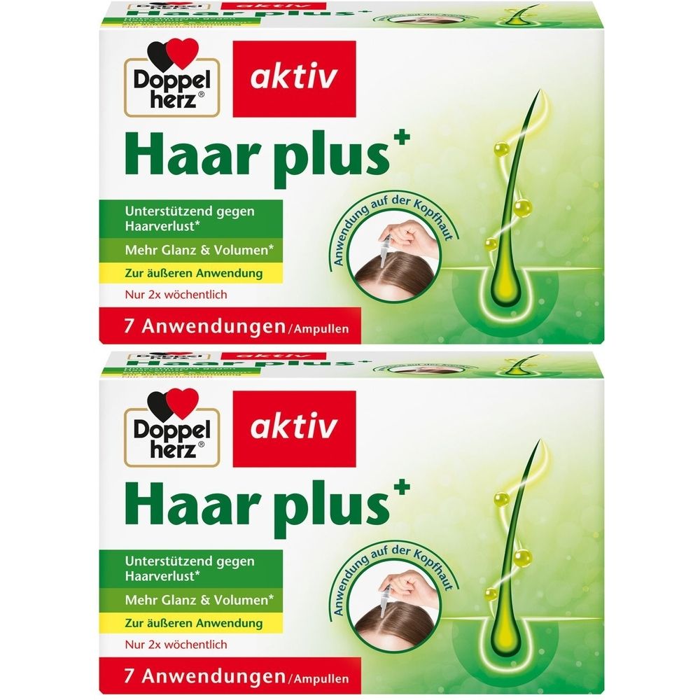 Doppelherz® aktiv Hair plus +, 2*17 pieces