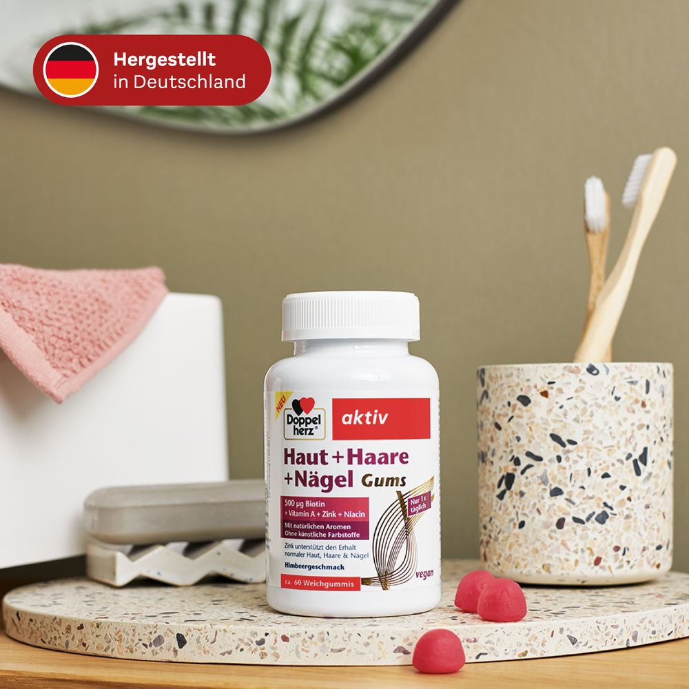 Doppelherz® active skin + hair + nails gums 60 St