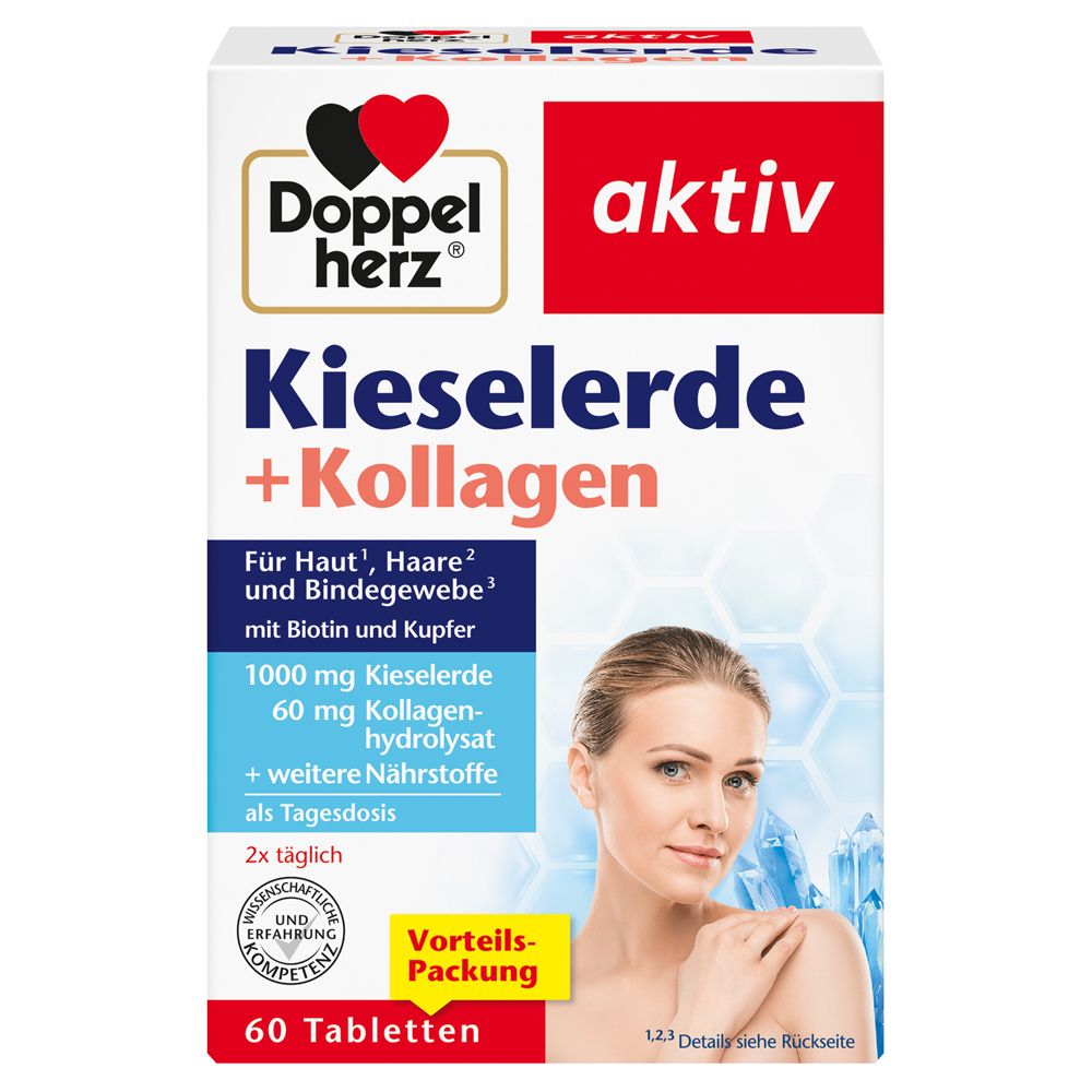 Doppelherz® active silica + collagen 60 St