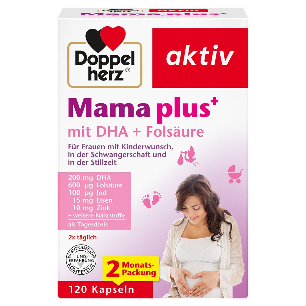 Doppelherz® active Mama plus+ with DHA + folic acid 120 St