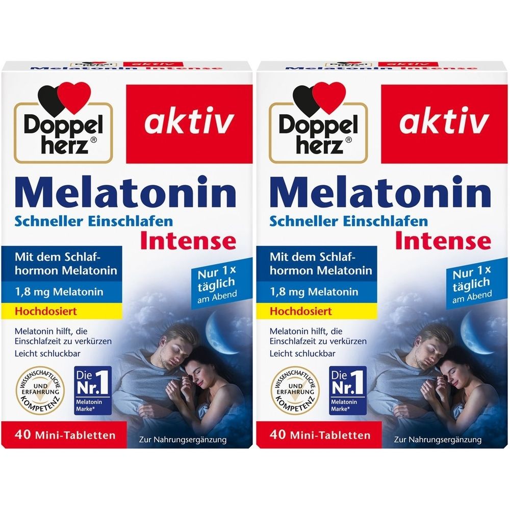 Doppelherz® active Melatonin, 80 capsules