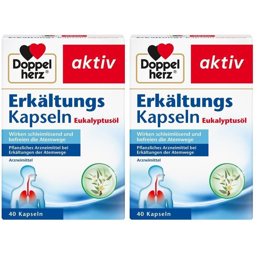 Doppelherz® Cold 80 Capsules with Eucalyptus Oil